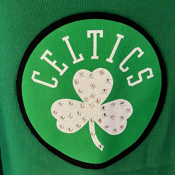 NBA Boston Celtics rhinestones tank top size L - Picture 2 of 5